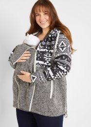 Těhotenská flísová bunda s nosící funkcí, bpc bonprix collection