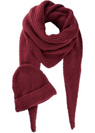 Udržitelná pletená šála a čepice (2dílná souprava), bpc bonprix collection