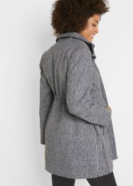 Těhotenská bunda ve vlněném vzhledu s baby vsadkou, bpc bonprix collection