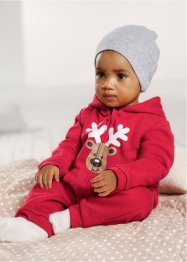 Dětský overal s celoplošným vánočním potiskem, organická bavlna, bpc bonprix collection