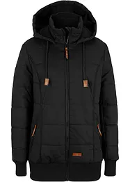 Outdoorová bunda s prvky z umělé kůže, bonprix