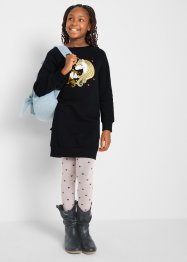 Dívčí mikinové šaty, organická bavlna, bpc bonprix collection