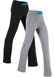 Strečové sportovní kalhoty (2 ks v balení), bpc bonprix collection