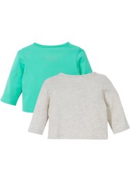 Baby triko s dlouhým rukávem (2 ks), organická bavlna, bpc bonprix collection