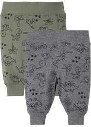 Kojenecké kalhoty (2 ks v balení), z organické bavlny, bonprix