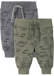 Kojenecké úpletové kalhoty (2 ks v balení), organická bavlna, bpc bonprix collection