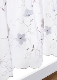 Vitrážková záclona s květinovou výšivkou, bpc living bonprix collection