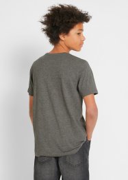 Chlapecké tričko s potiskem (2 ks v balení), organická bavlna, bpc bonprix collection