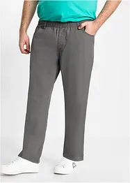 Kalhoty bez zapínání, z čisté bavlny, Regular Fit, Straight (2 ks), bonprix