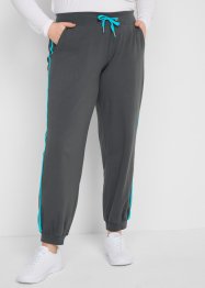 Sportovní kalhoty s kontrastními pruhy, délka po kotníky, bpc bonprix collection