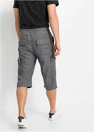 Cargo bermudy se lnem, Regular Fit, bonprix