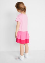 Dívčí úpletové šaty a šaty pro panenku (2dílná souprava) z organické bavlny, bpc bonprix collection