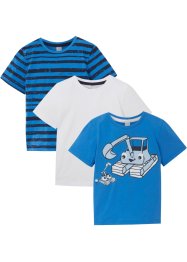 Dětské tričko (3 ks v balení), organická bavlna, bpc bonprix collection