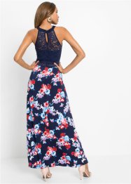 Dlouhé šaty s květinovým potiskem, BODYFLIRT boutique