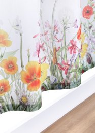 Vitrážková záclona s květinovým vzorem, bpc living bonprix collection