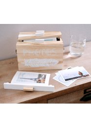 Dřevěná krabička k úschově fotek, bpc living bonprix collection