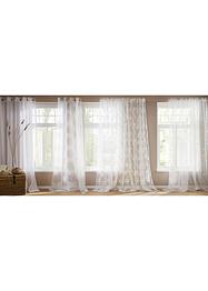 Žakárová záclona s výšivkou, bpc living bonprix collection