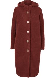 Kabát z umělé kožešiny s kapucí, bpc bonprix collection