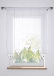 Vitrážková záclona s výšivkou (1 ks v balení), bpc living bonprix collection