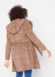 Krátký kostkovaný kabát, bpc bonprix collection