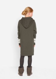 Mikinové šaty s kapucí, pro dívky, bpc bonprix collection