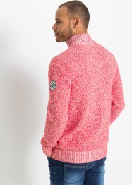 Přírodní svetr s Troyer límcem, z bavlny, bpc bonprix collection