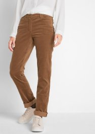 Strečové manšestrové kalhoty Straight, bpc bonprix collection