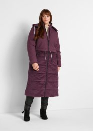 Dlouhý zimní kabát s mašestrem a průvlekem v pase, bpc bonprix collection