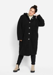 Kabát z umělé kožešiny s kapucí, bpc bonprix collection