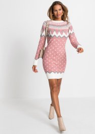 Pletené šaty s norským vzorem, BODYFLIRT boutique