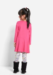 Dívčí šaty, legíny a šaty pro panenku (3dílná souprava), bpc bonprix collection