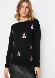 Oversized triko s vánočním motivem, BODYFLIRT boutique