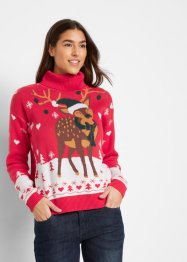 Vánoční svetr s rolákem, bpc bonprix collection
