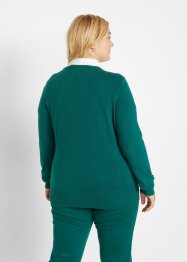 Základní svetr na zapínání s knoflíkovou légou, bpc bonprix collection