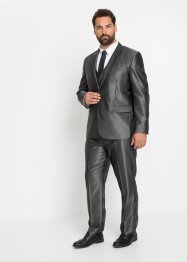 Oblek s komfortní pasovkou (4dílná souprava): sako, kalhoty, vesta, kravata, bpc selection