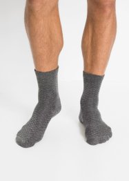 Ponožky (4 páry) s beztlakovými lemy, z organické bavlny, bpc bonprix collection