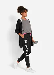 Joggingové kalhoty z bavlny s potiskem, Loose Fit, bonprix