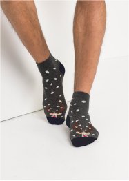 Nízké ponožky Vánoce (6 párů), organická bavlna, bpc bonprix collection