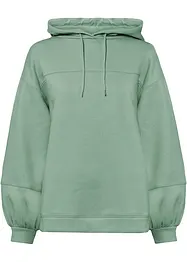 Oversize mikina s kapucí, z měkké bavlněné směsi, bonprix