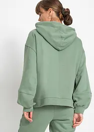 Oversize mikina s kapucí, z měkké bavlněné směsi, bonprix