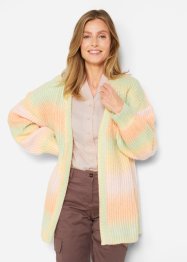 Dlouhý pletený kabátek s přechodem barev, bpc selection