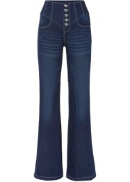 Zvonové džíny s vysokým pasem, z recyklovaného polyesteru, RAINBOW