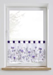 Vitrážková záclona s květovým vzorem, bpc living bonprix collection