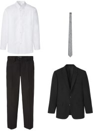 4dílný oblek: sako, kalhoty, košile, kravata, bpc selection