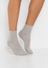 Nízké ponožky se srolovaným lemem (6 párů), s organickou bavlnou, bpc bonprix collection