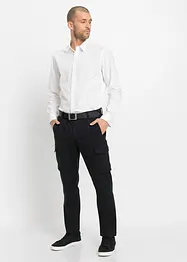 Strečové kalhoty s čistou bavlnou, Regular Fit, Straight, bonprix