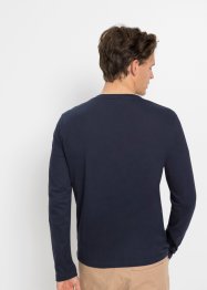 Henley triko, dlouhý rukáv (2 ks v balení), bpc bonprix collection