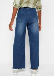 Extra široké džíny bez zapínání se zvlněnými lemy, bpc bonprix collection