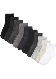Nízké ponožky Basic (10 párů) s organickou bavlnou, bpc bonprix collection
