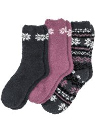 Heboučké ponožky (3 páry v balení), bpc bonprix collection